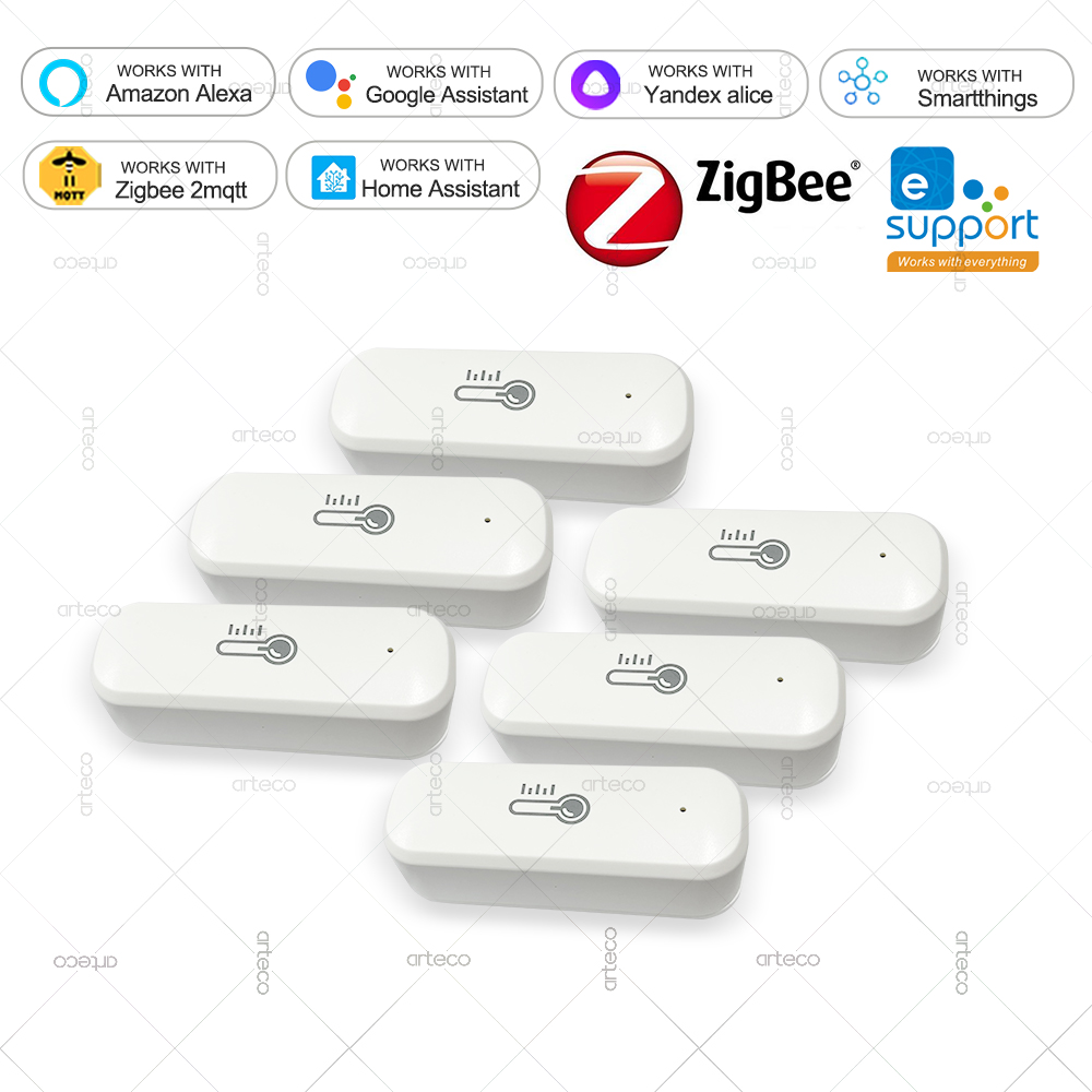 Smart Home Yandex - Sensor de temperatura y humedad Zigbee,