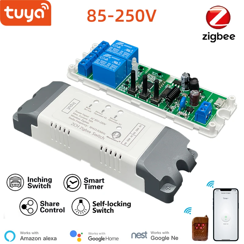 Smart Home Mod - Tuya Smart Life-interruptor Zigbee de 2