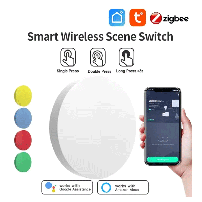 Smart Home Office - Interruptor de Escena Inalámbrico Inteligente Tuya