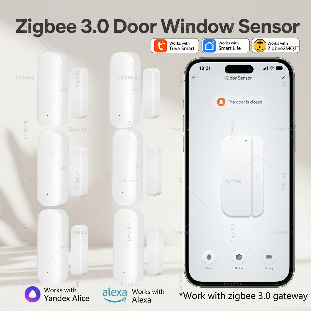 Smart Home Yandex - Sensor de Puerta y Ventana Tuya