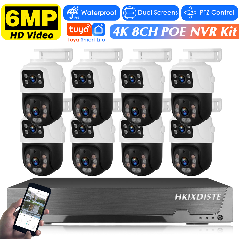 Smart Home Kit - Sistema de videovigilancia inteligente H.265, 8