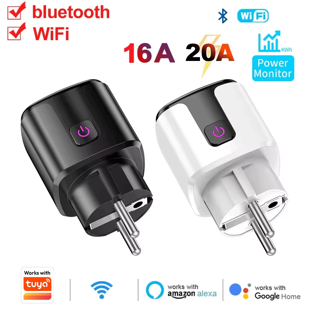 Smart Home Yandex - Enchufe Inteligente WiFi 20A UE con