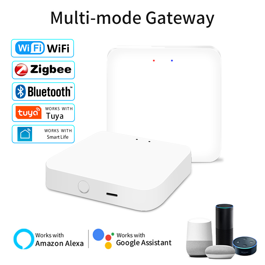 Smart Home Bridge - Tuya Smart multimodo Gateway ZigBee Wi-Fi