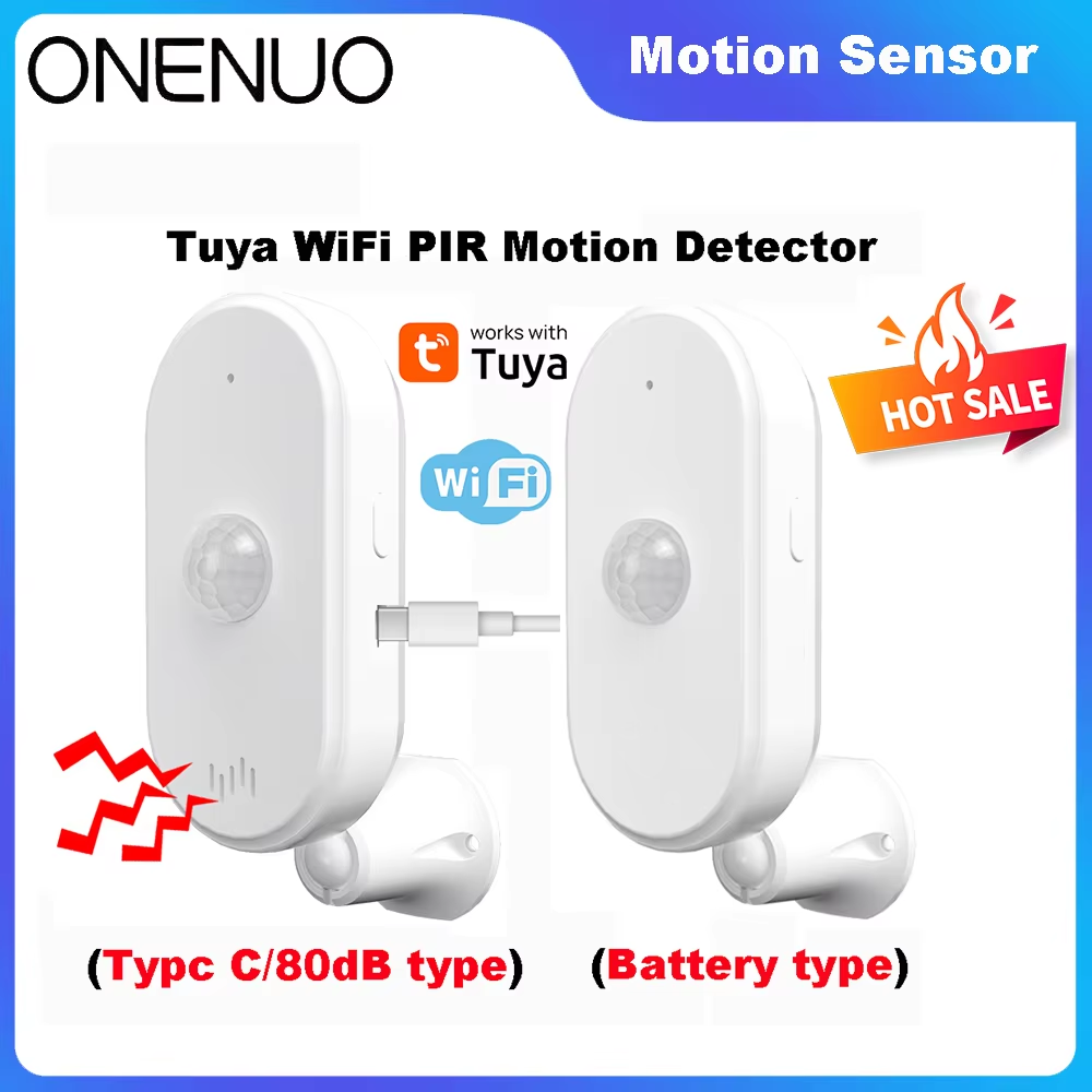 Smart Home Wiser - Sensor de movimiento PIR WiFi Tuya,