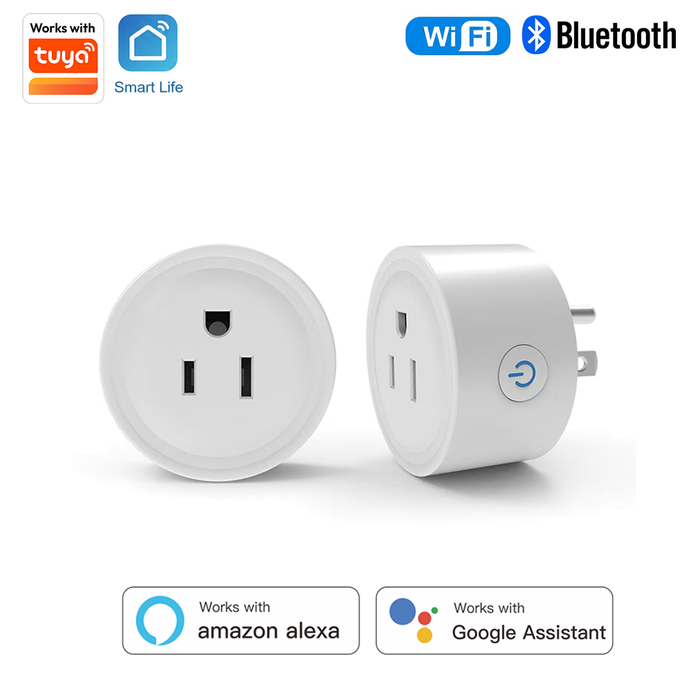 Smart Home Device - Enchufe Inteligente Redondo Tuya con Conectividad