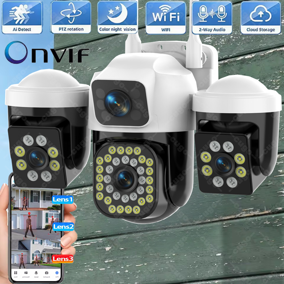 Smart Home Kamera Outdoor - Cámara de Seguridad de 15MP, 3