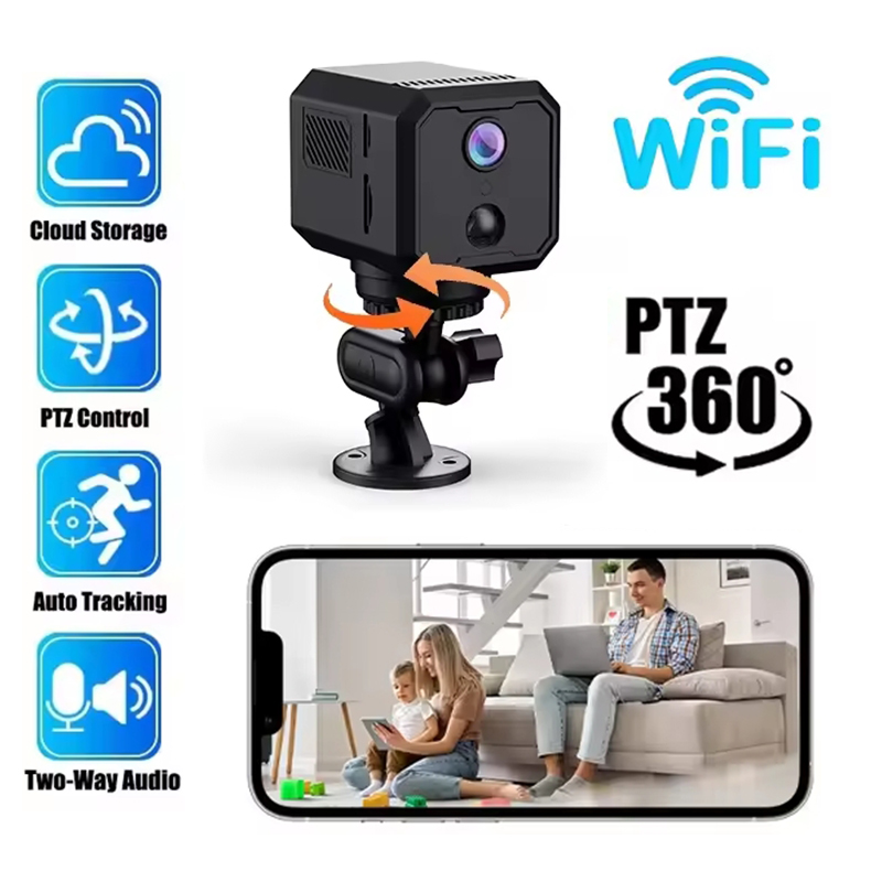 Smart Home Kamera Outdoor - 360 ° Cámara inteligente de seguridad
