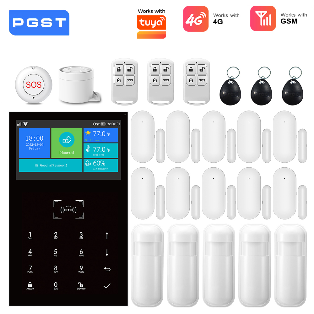 Smart Home Kit - Sistema de Alarma WiFi 4G GSM