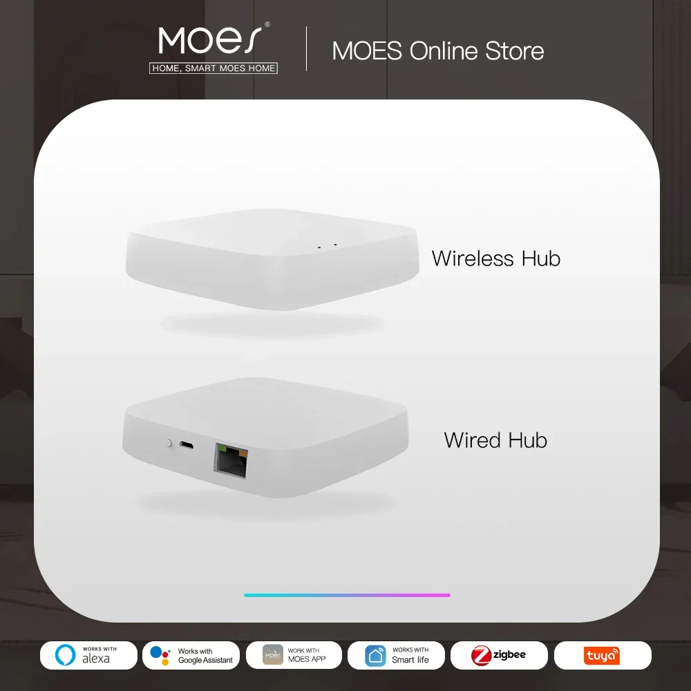 Smart Home Device - Tuya ZigBee 3,0 Hub de enlace