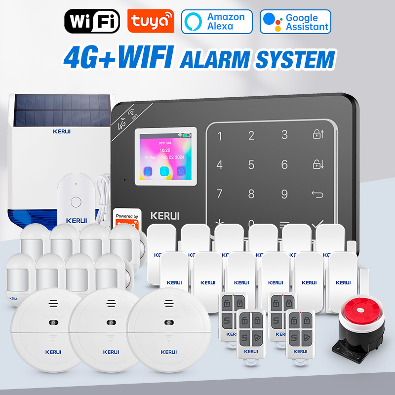 Smart Home Kit - KERUI GSM 4G WiFi alarma sistema