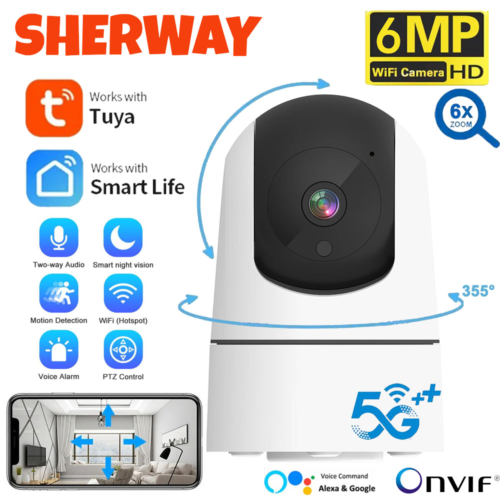 Cámara WiFi de 6MP, Cámara de  - Smart Home Interior reseña y precio
