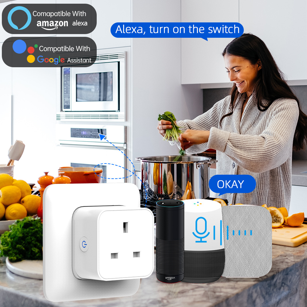 Enchufe Inteligente Tuya 16A/2 - Smart Home Wiser reseña y precio