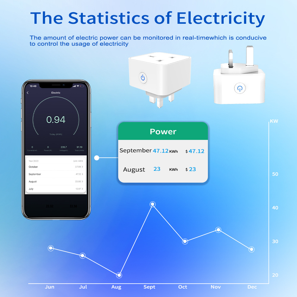 Enchufe Inteligente Tuya 16A/2 - Smart Home Wiser reseña y precio