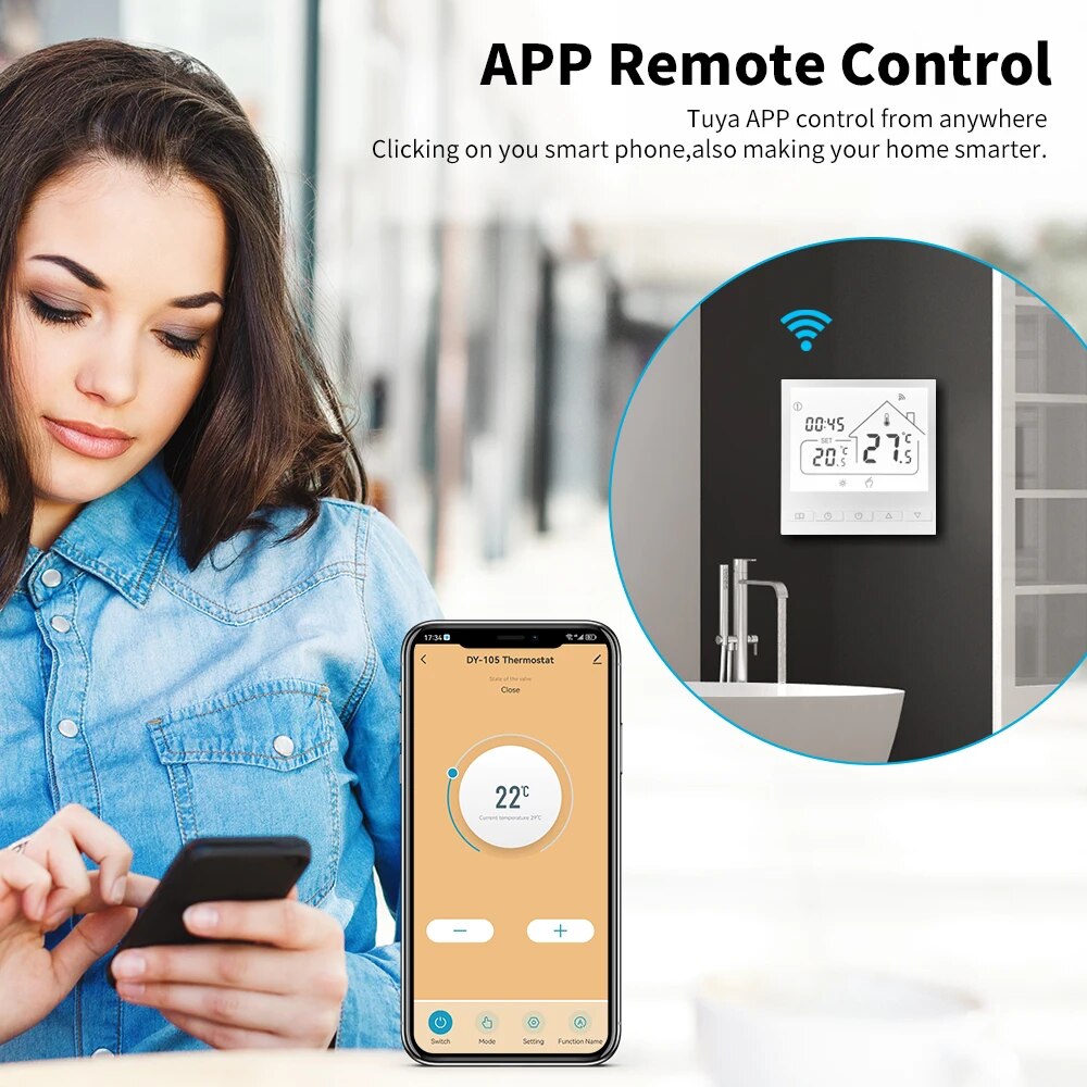 Termostato Inteligente WiFi Tu - Smart Home Yandex reseña y precio