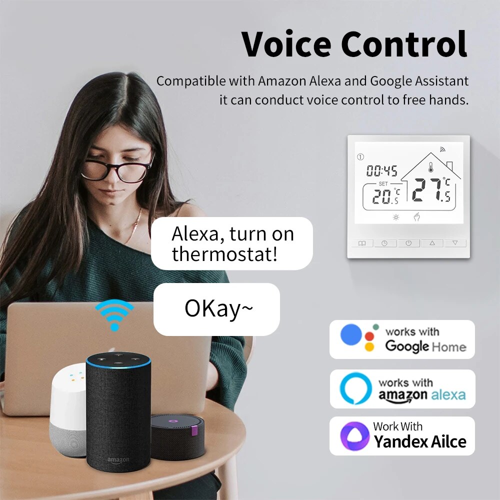 Termostato Inteligente WiFi Tu - Smart Home Yandex reseña y precio