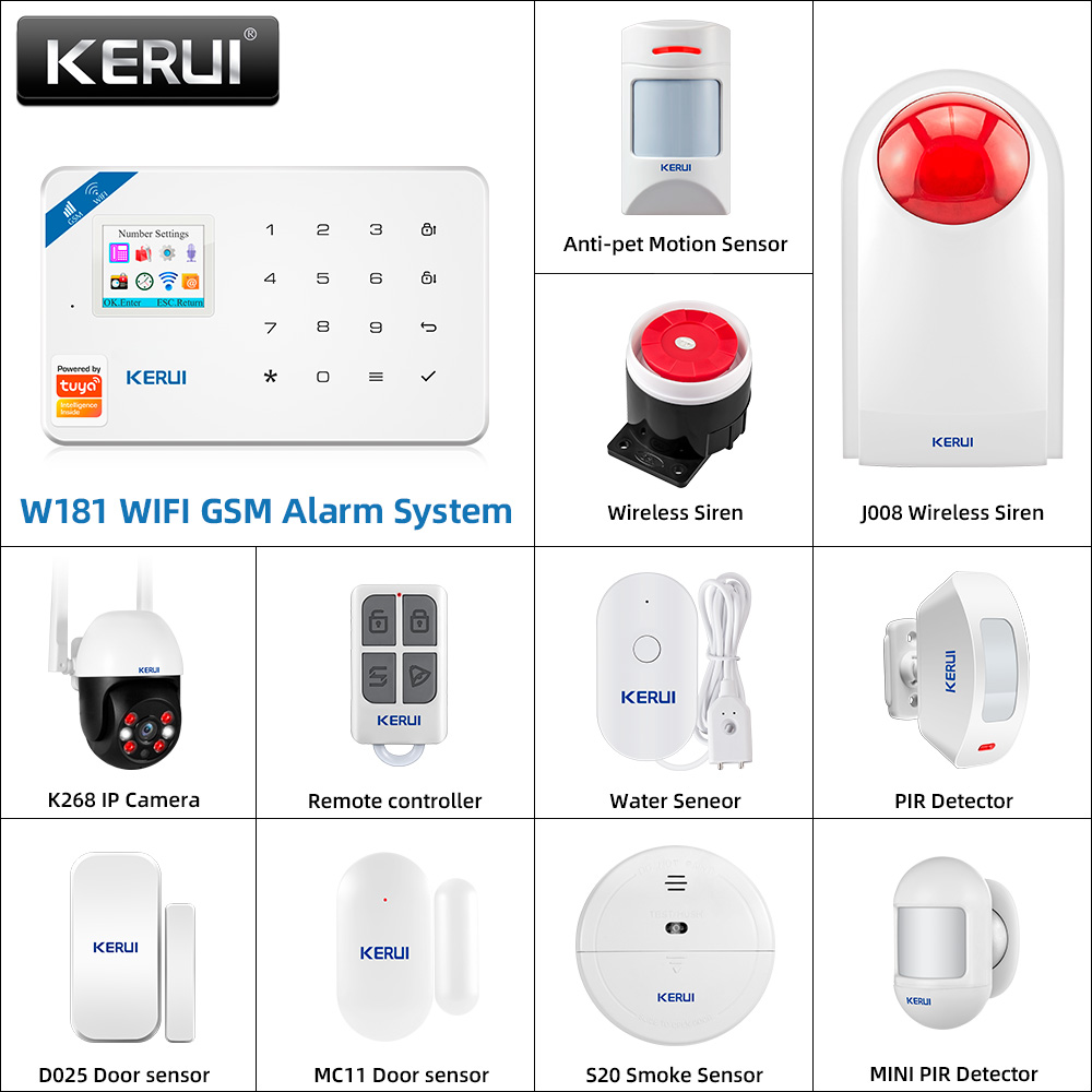 KERUI W181 Panel de sistema de - Smart Home Kit reseña y precio