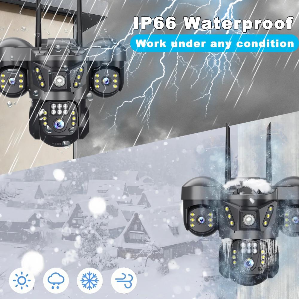 Cámara IP WIFI de 15MP y 8K, T - Smart Home Kamera Outdoor reseña y precio