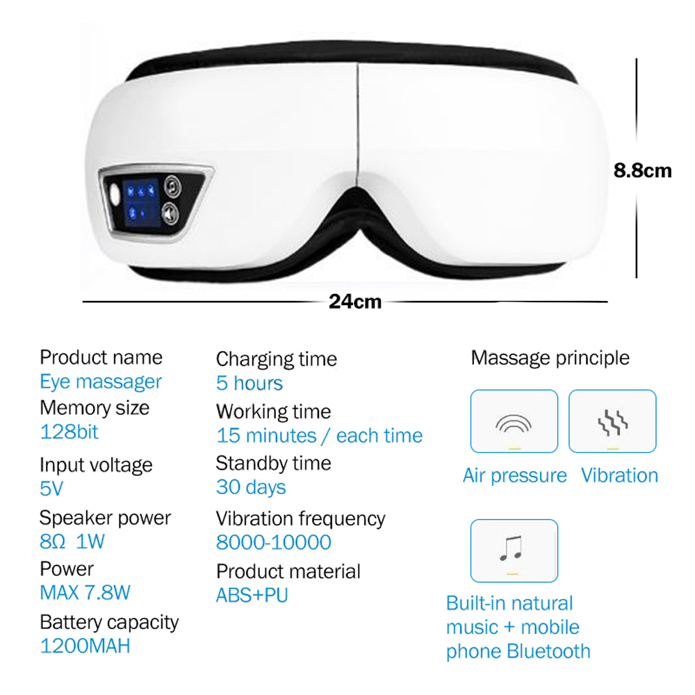 Masajeador de ojos con vibraci - Smart Home Device reseña y precio