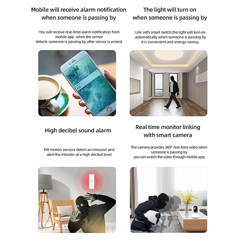 Tuya-Sensor de movimiento Zigb - Smart Home Wiser reseña y precio
