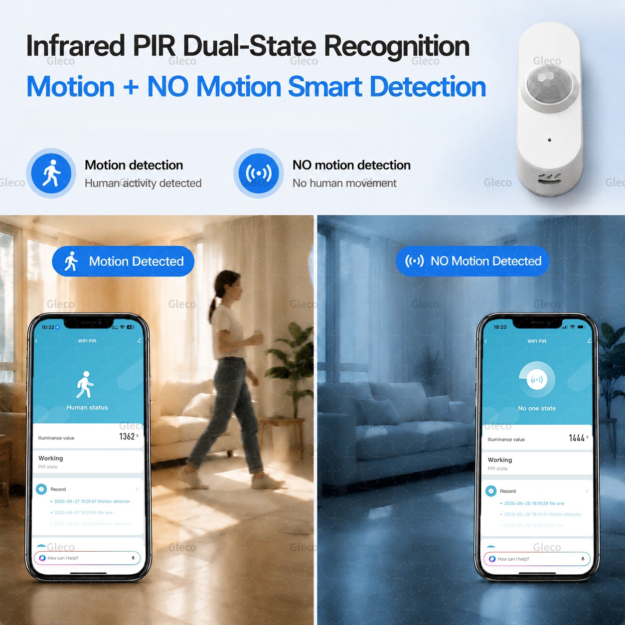 Sensor de Movimiento PIR WiFi  - Smart Home Wiser reseña y precio