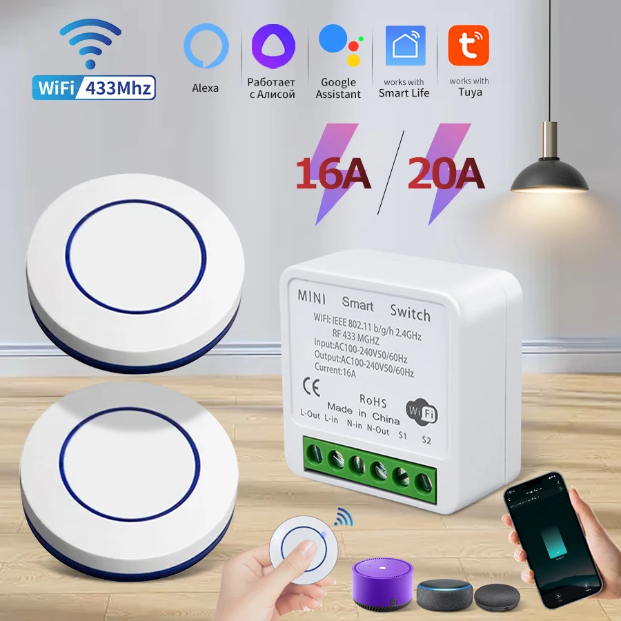 Interruptor Inteligente WiFi d - Smart Home Miniature reseña y precio