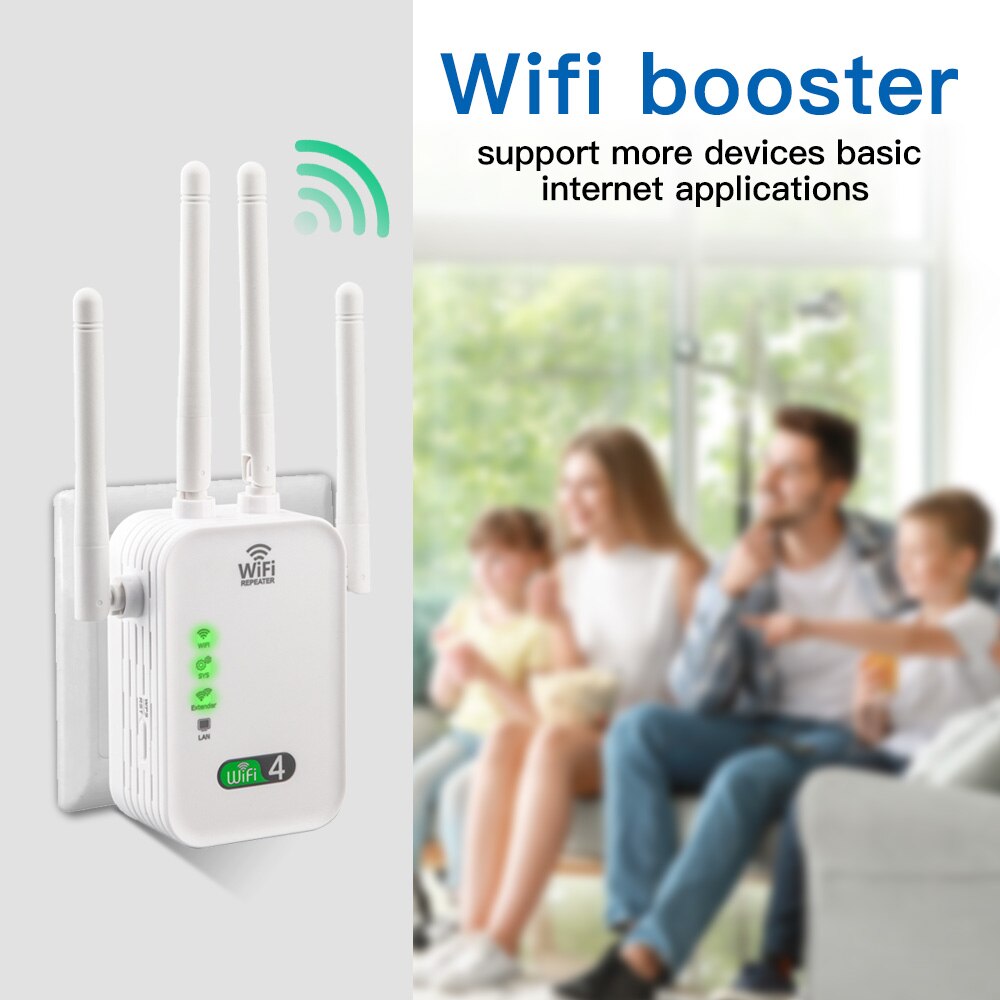 Repetidor WIFi de 300M, amplif - Smart Home Office reseña y precio