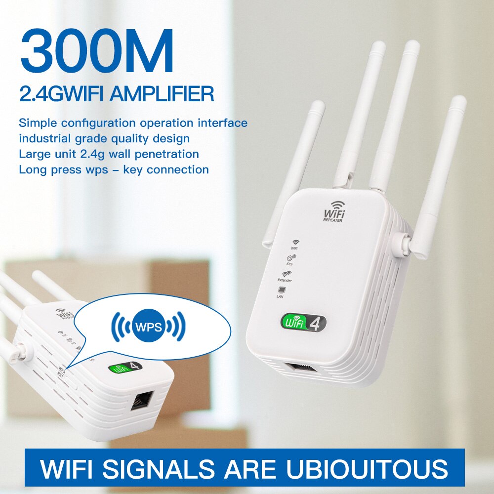 Repetidor WIFi de 300M, amplif - Smart Home Office reseña y precio