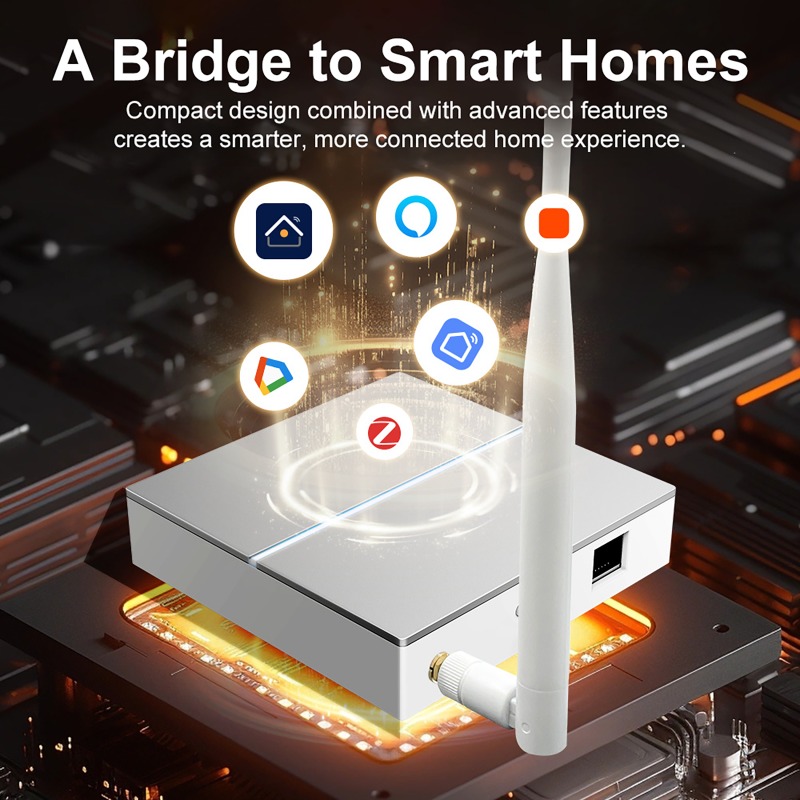 Hub Inteligente Tuya Zigbee 3. - Smart Home Bridge reseña y precio