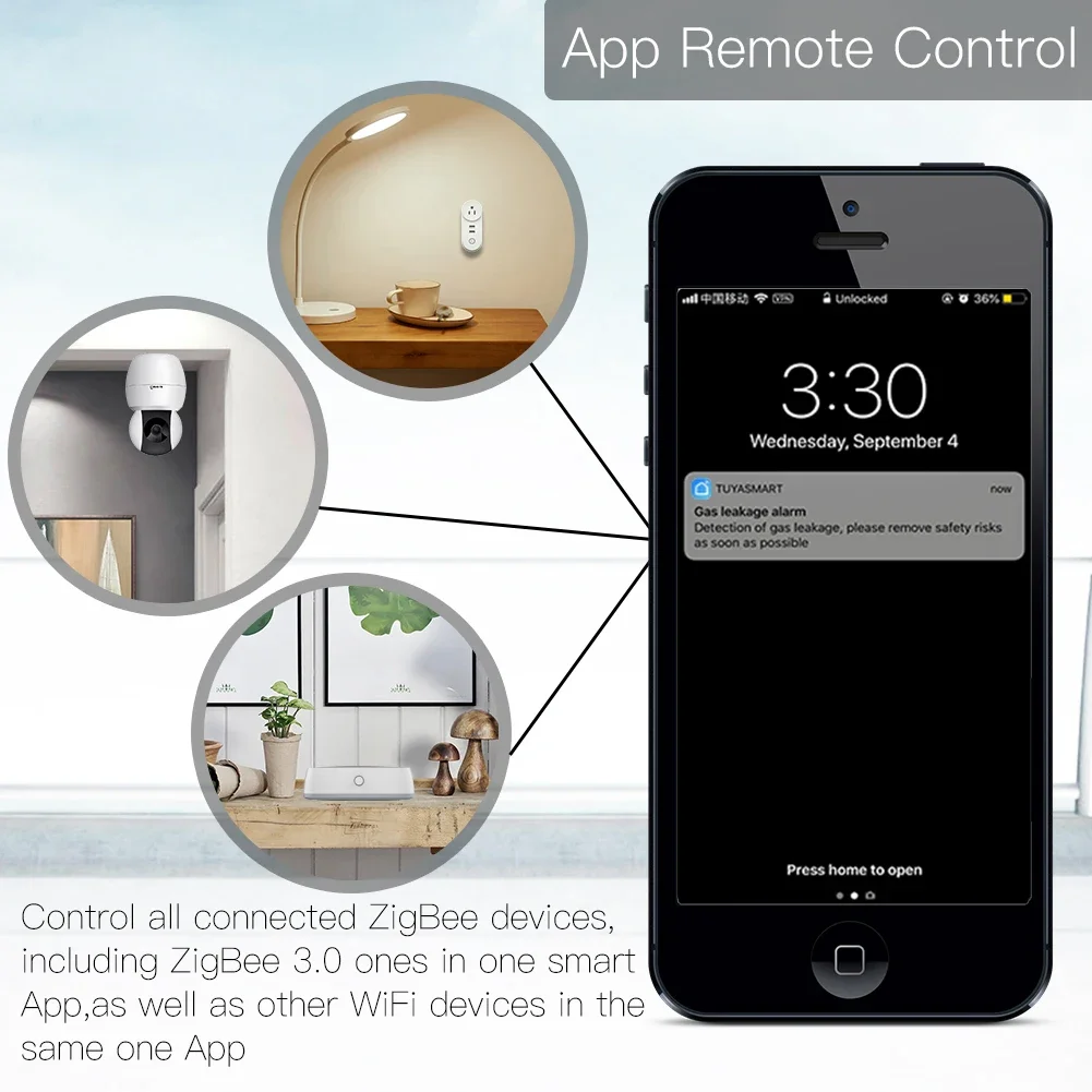 Tuya ZigBee 3,0 Hub de enlace  - Smart Home Device reseña y precio